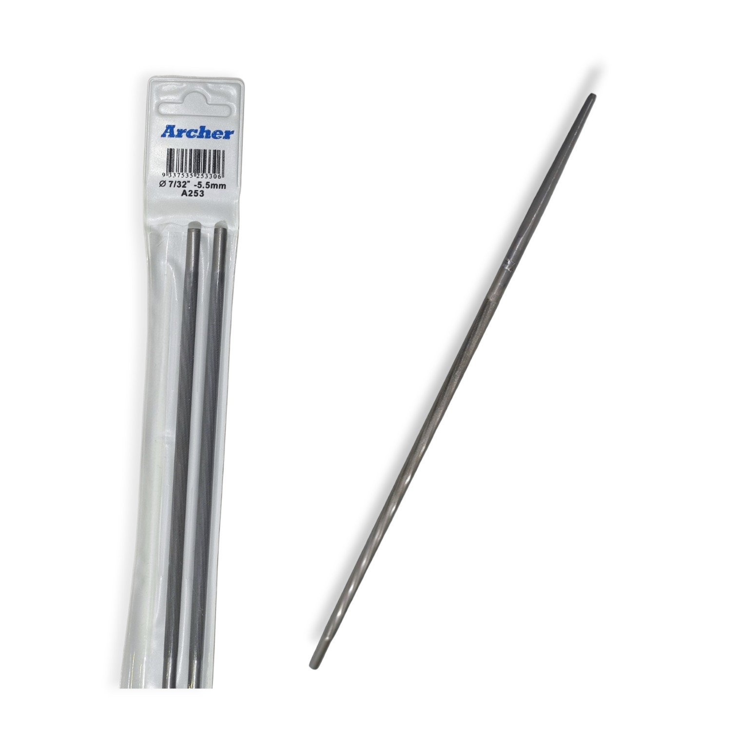 Limas 3/16” - 7/32” Para Cadena De Motosierra 3/8 Y 404 Paq. 12 Und