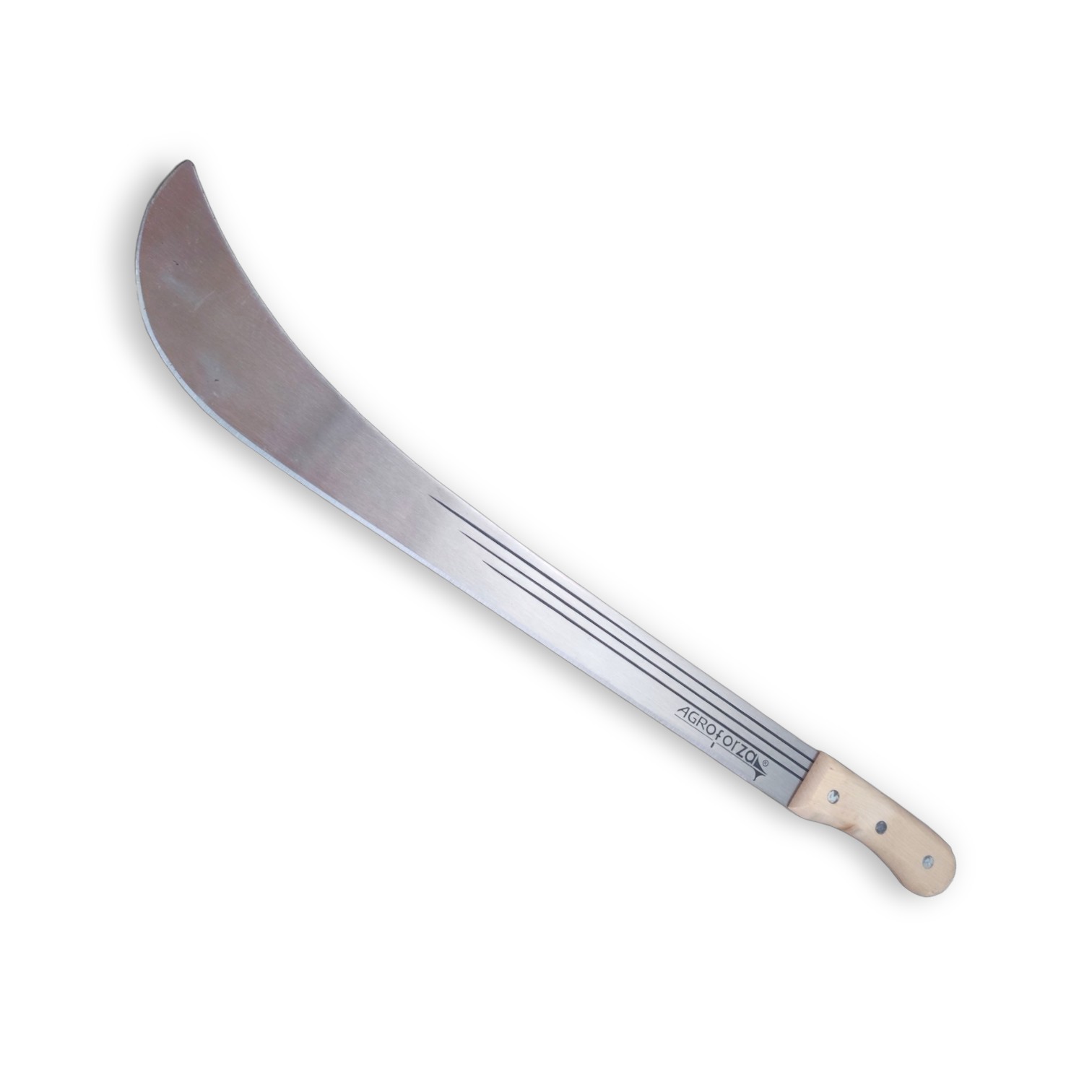 Machete Liniero 22” Punta Liniera y Cacha de Madera Agroforza
