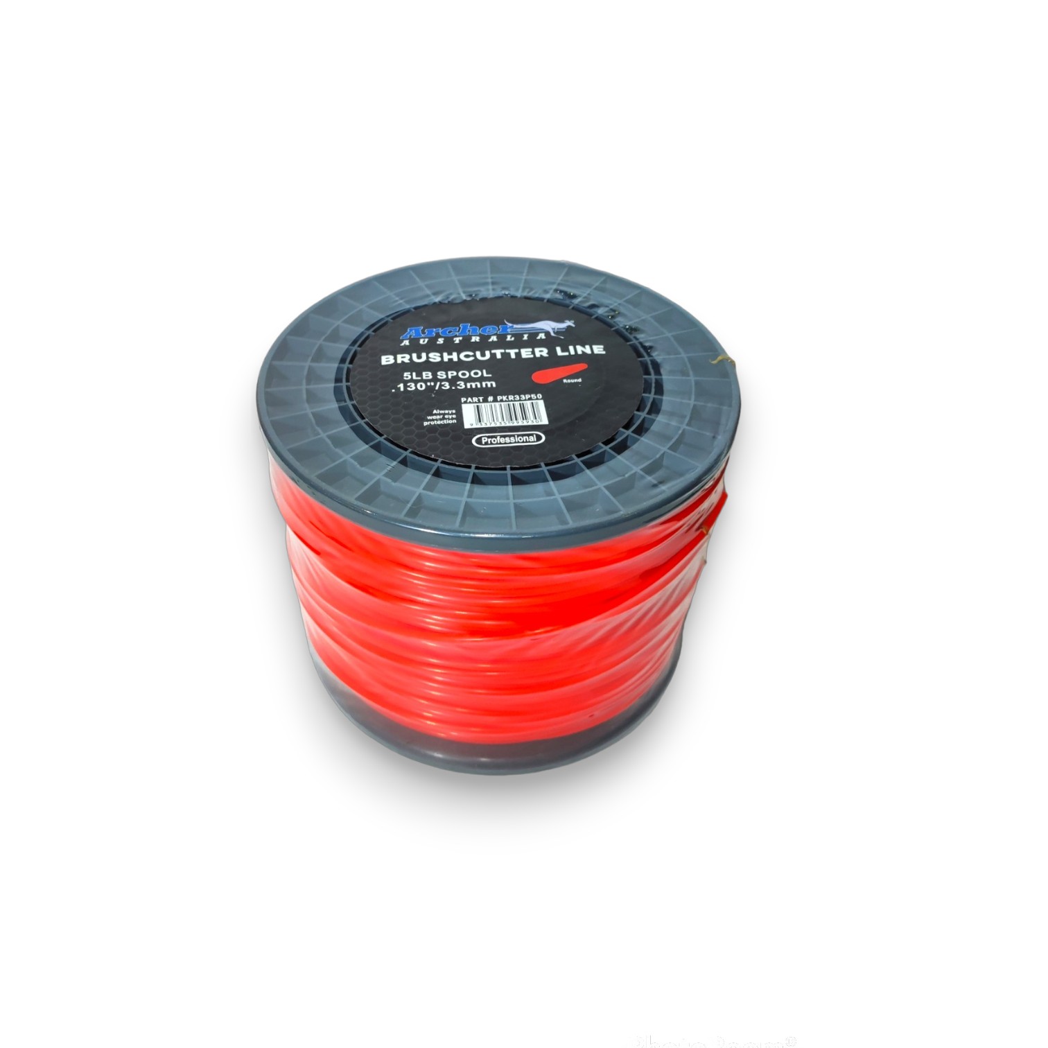 Nylon para Desmalezadora Archer 3.3mm 5lb 212 mts Redondo Color Rojo